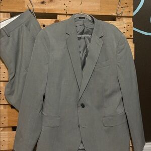 JF J. Ferrer Gray Blazer